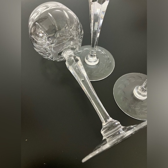 ROGASKA Cut Crystal Balloon Wine Glass Set of 3 (RARE FINDS)!!!!! - Picture 6 of 8
